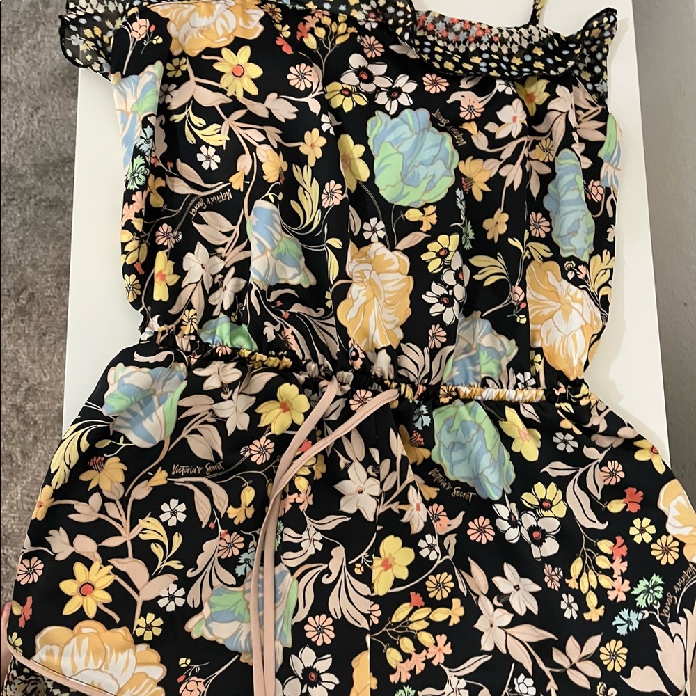 Victoria’s Secret Floral Satin Romper
